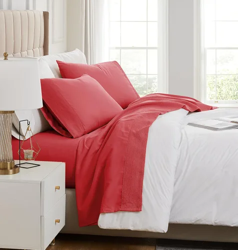 Vista 38 de Southshore Fine Linens®, juego de ropa de cama con bolsillo profundo, Microfibra, Negro, gemelo