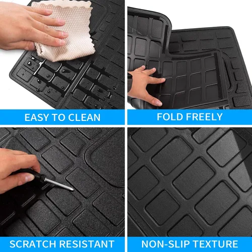 Vista 6 de Bomely Alfombra de Carga Compatible con Chevrolet Equinox y GMC Terrain 2018-2024 Alfombra de Maletero TPE Para Todo Clima Protector de Cubierta