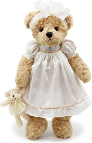 Vista 11 de Oitscute Osos de Peluche para Bebés Lindos de Peluche Suave de 16 Pulgadas (Flor Verde) para Niñas y Mujeres