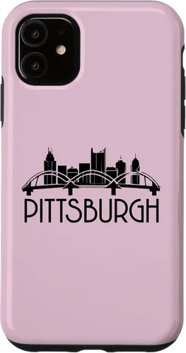 Vista 14 de iPhone 16 Pittsburgh Skyline 412 Steel City Case