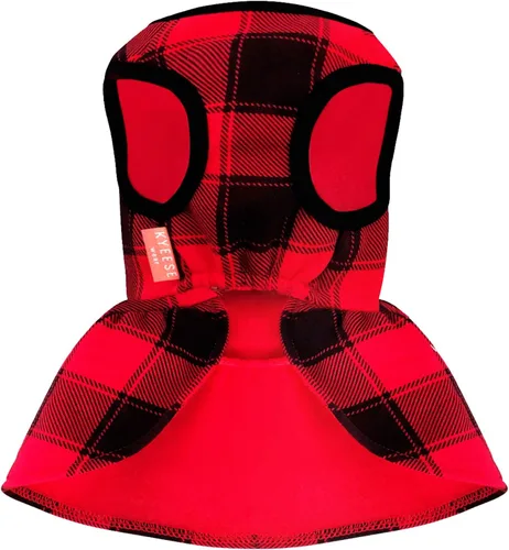 Vista 2 de KYEESE Vestido de Navidad para Perro de Cuadros Búfalo Rojos, Vestidos para Perros con Corbatín, Vestido para Perro Pequeño 0#Buffalo Check