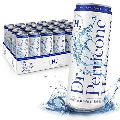 Vista 8 de Dr. Perricone Hydrogen Water Paquete de 12 (12 onzas) – Agua de hidrógeno molecular 1.0–1.5ppm Hidratación antioxidante natural, botella de agua