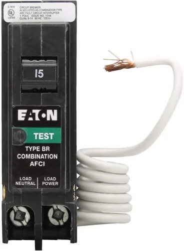 Vista 3 de Eaton BR 15A - Disyuntor de fallas de arco combinado CAFCI de un solo polo, 1 unidad