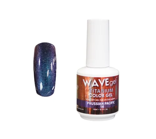 Vista 19 de WAVEGEL - Esmalte de uñas en gel con purpurina, colección Titanio, #28 Twinkle Pink I 0.5 onzas