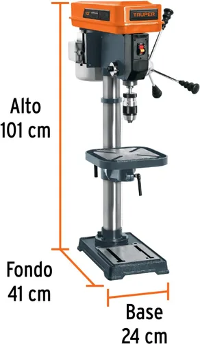 Vista 3 de Truper 16178 / TAPI-13-5/8" x 13" Prensa de taladro de piso