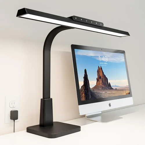 Vista 10 de Lámpara de escritorio LED grande para oficina en casa, lámpara