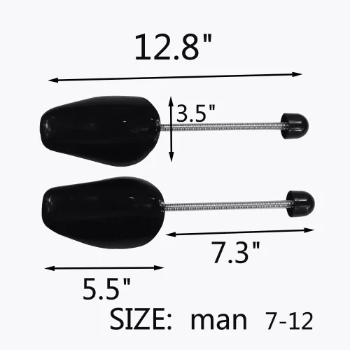 Vista 2 de Árboles de zapatos para zapatillas de deporte Shaper de plástico para hombres zapato ensanchador forma arranque titular prevenir arrugas
