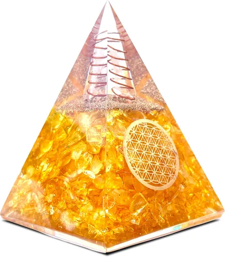 Vista 12 de Pirámide de orgón del Éxito – Pirámide de orgonita de 7 Chakras para sanación, meditación, alivio del estrés, energía positiva y equilibrio