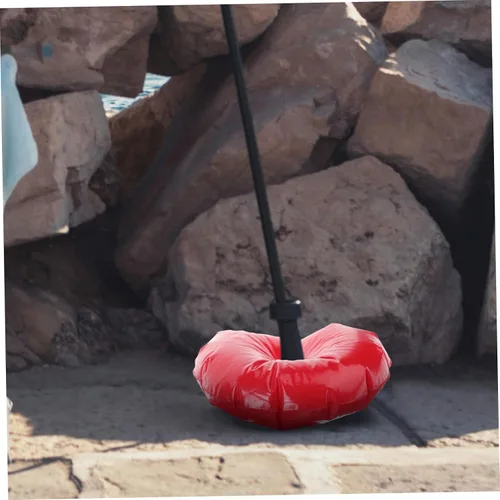 Vista 6 de jojofuny Bolsa de peso de agua para la estabilidad del paraguas Base del pilar del Pvc Ancla de la arena del paraguas de playa