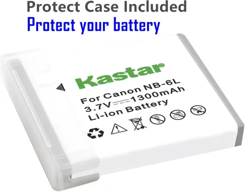 Vista 5 de Kastar Batería (X2) y cargador USB dual para Canon NB-6L y PowerShot SX710 HS SX530 HS SX520 HS SX510 HS SX500 IS SX700SX280 SX260 SX170 SD1300