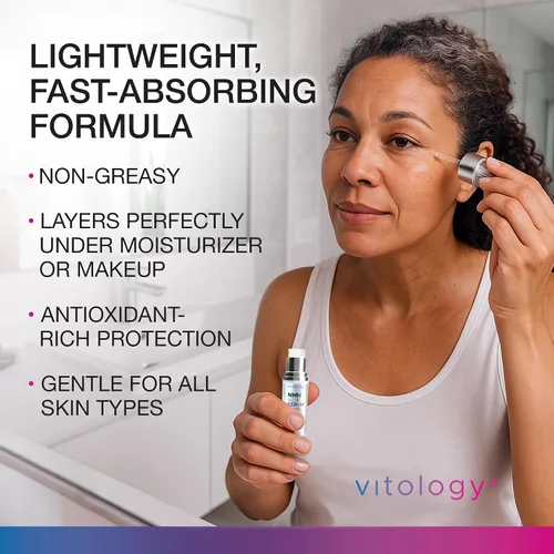 Vista 5 de NMN + suero facial de resveratrol – Renovación celular y fórmula antienvejecimiento con ácido hialurónico, aloe y ginseng – Boost NAD+, hidrata