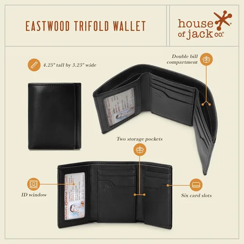 Vista 4 de HOJ Co., Eastwood Trifold, Negro