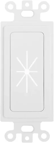 Vista 18 de Cmple Paquete de 10 placas de pared blancas estándar de 1 banda en blanco, panel termoplástico de policarbonato, cubierta GFCI de una sola banda