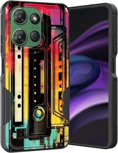Vista 210 de para Moto G Play 4G 2024, funda de dos capas híbrida resistente y a prueba de golpes, PC duro + silicona suave protectora para Motorola Moto G Play