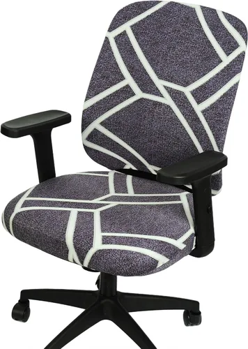 Vista 13 de Melaluxe Funda para silla de oficina de computadora, funda universal protectora y elástica para silla giratoria elástica