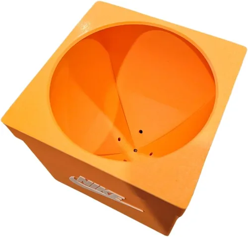 Vista 6 de Maceta de Caja de Zapatillas Deportivas Impresa en 3D - Decoración de Caja de Zapatillas Deportivas Naranja - Maceta para Plantas