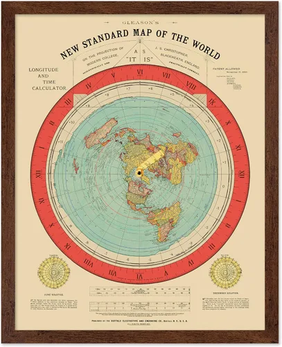 Vista 67 de Monem Art Mapa Monumental Vintage de Florencia Impresión - Póster de Viaje Retro - Arte de Italia - Gran Regalo para Hombres, Mujeres, Amantes