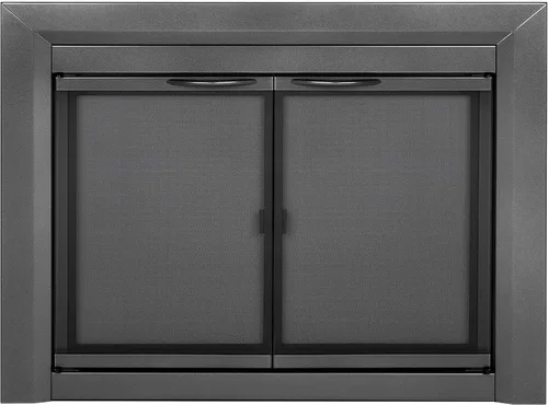 Vista 11 de Chimenea con puerta de vidrio Carlisle de Pleasant Heart CL-3000, color negro, CL-3302
