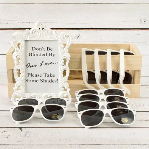 Vista 42 de Suministros para regalos de fiesta de colores neón Paquete de 8 gafas de sol unisex