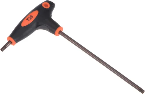 Vista 10 de uxcell T10 llave Torx a prueba de manipulación anti manipulación llave en T llave de doble extremo, acero S2