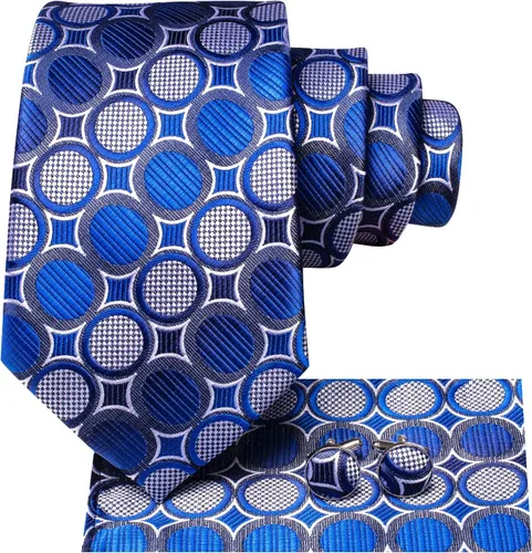 Vista 57 de Hi-Tie Corbatas de seda para hombre, diseño de cachemira a rayas, con bolsillo, gemelos cuadrados, conjunto formal de negocios