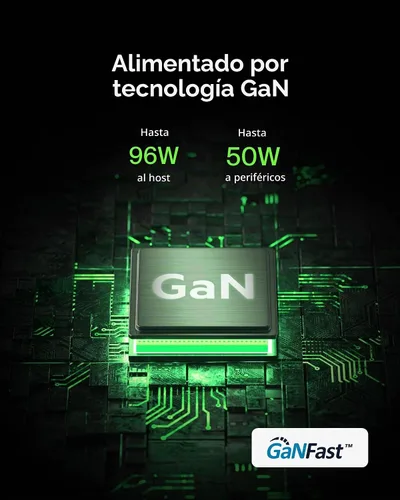 Vista 3 de Belkin Hub USB-C 11 en 1 Pro GaN 150W Triple 4K HDMI Windows, portátiles estación de acoplamiento, USB-A, Ethernet, SD, MicroSD, audio de 0.1 in