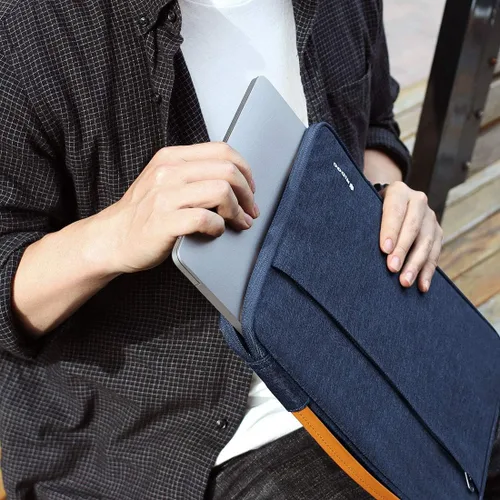 Vista 7 de NIDOO Funda para laptop de 10, 12.5, 13, 14 y 15.6 pulgadas Azul