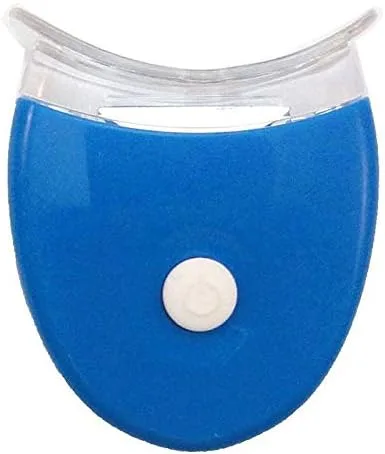 Vista 2 de Electrodomésticos Mini Dientes de mano Blanqueamiento LED Acelerador Luz con Batería Azul (Azul)
