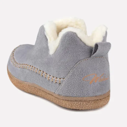 Vista 3 de Wishcotton Pantuflas de mocasín para mujer, para invierno, para interiores y exteriores, con espuma viscoelástica