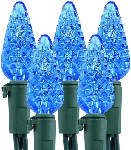 Vista 17 de Brizled Gentle Twinkle C5 - Luces de Navidad de 33 pies, 100 luces LED de Navidad, conectables de 120 V, luz blanca cálida para árbol de Navidad