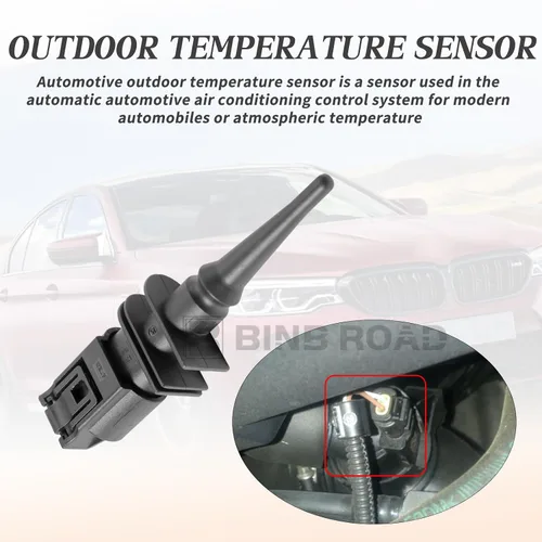 Vista 9 de Sensor de temperatura del aire exterior compatible con BMW E46 E39 E38 X3 X5 M5 M6 Z4 3 5 7 Series MINI (reemplaza 65816936953 65816905050)