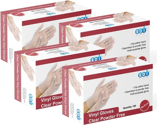 Vista 9 de Guantes desechables de vinilo EDI