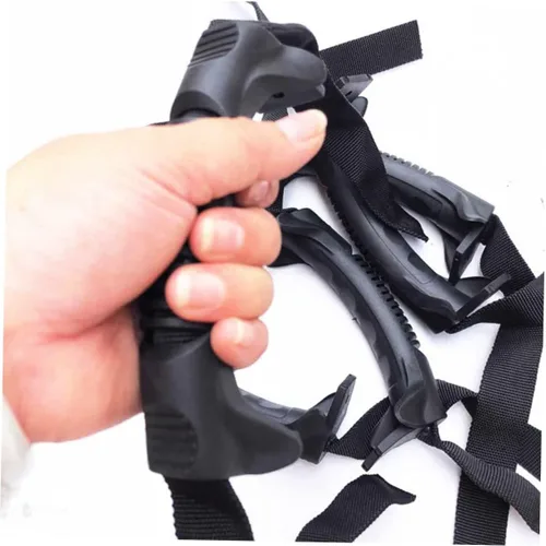 Vista 5 de BESPORTBLE 2 unids Fitness Handle Banda de Resistencia Mango de Entrenamiento Fitness Tirador de Cuerda Mango Deportivo Mango de Ejercicio Agarre