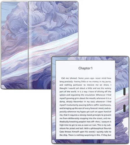 Vista 8 de MightySkins Skin compatible con Amazon Kindle Oasis 7" (9ª generación) – Naturaleza alterada Cubierta protectora de vinilo duradera y única