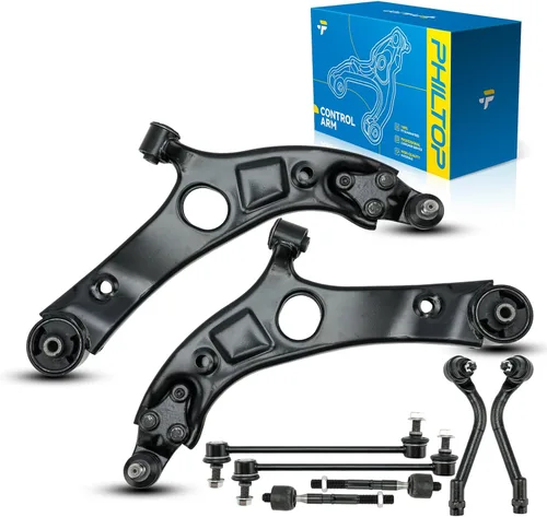 Vista 119 de PHILTOP 6 piezas de brazo de control delantero inferior con barra estabilizadora de rótula para Nissan Rogue 2014-2020 Rogue Sport 2017-2022 Qashqai