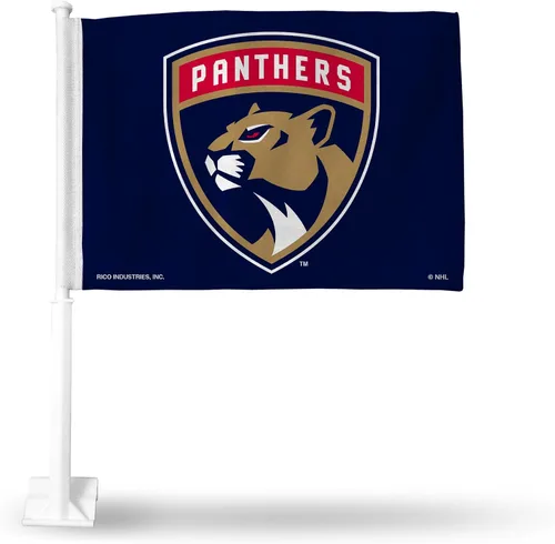 Vista 13 de Rico Industries Bandera de coche alternativa de doble cara de la NHL