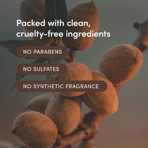 Vista 4 de LATHER Crema de afeitar de almendras para pieles sensibles Crema de afeitar sin fragancia para mujeres y hombres Crema de afeitar hidratante e