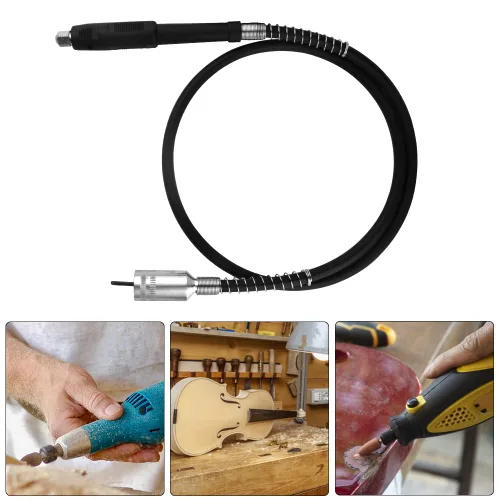 Vista 6 de WMYCONGCONG Extensión de eje de taladro flexible Adaptador de eje flexible universal Accesorio para amoladora rotativa Dremel Herramientas