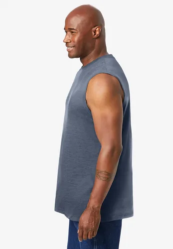Vista 4 de KingSize - Camiseta para hombre (talla grande, alta y ligera)