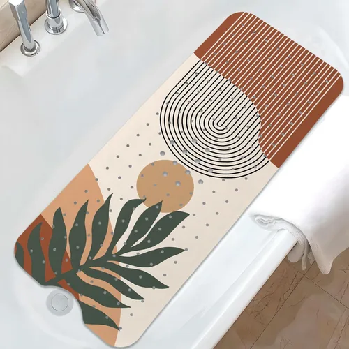 Vista 19 de Tapete de baño de sirena antideslizante, bonito tapete de baño de goma para bañera, tapete de baño para niños y niñas pequeñas, tapete de ducha
