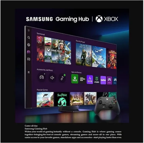 Vista 11 de Samsung 50 pulgadas Class Crystal UHD U7900F (2025) 4K Smart TV HDR 10+ Motion Xcelerator Bluetooth Bixby, Alexa, Google Assistant con montaje