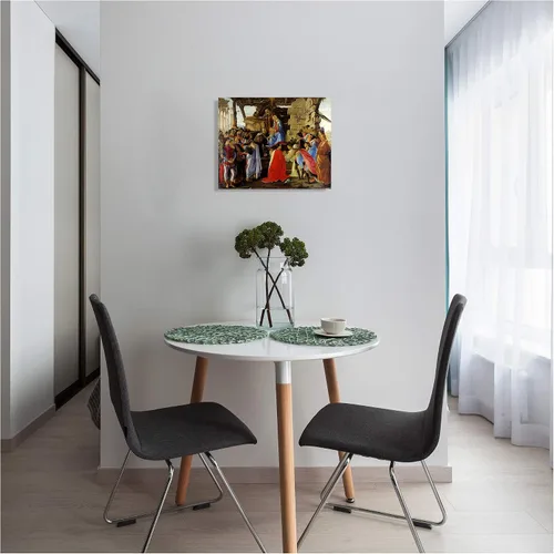 Vista 2 de A&T ARTWORK Adoración de los Reyes Magos por Sandro Botticelli The World Classic Art Reproductions, impresiones en lienzo giclée arte de pared