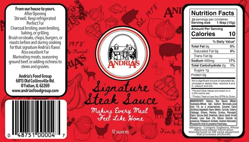 Vista 2 de Andria's Steak Sauce