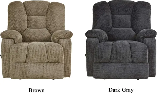 Vista 9 de Homelegance Silla reclinable manual, marrón