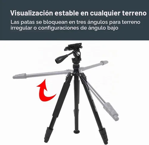 Vista 7 de Celestron 82051 Hummingbird Cabezal de Trípode de Acción Rápida Pan Tilt para Telescopio Terrestre, Binoculares o Cámara, Negro