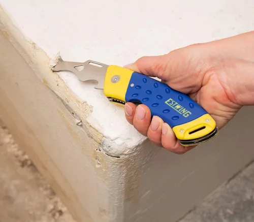 Vista 3 de Estwing 2-en-1 Herramienta Plegable para Pintores con Cuchillo Utilitario Retráctil (42465)