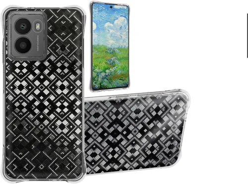 Vista 54 de Aroepurt Boost Mobile Celero 5G SC 2024 - Funda compatible con Boost Celero5G SC con protector de pantalla de vidrio templado, protección de grosor