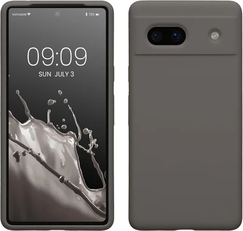 Vista 266 de kwmobile Funda Compatible con Google Pixel 6 Pro - Funda de Teléfono de Silicona TPU con Acabado Suave - Azul Caribe