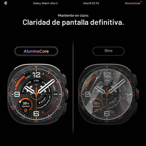 Vista 5 de Spigen GlasTR EZ FIT Screen Protector for Galaxy Watch Ultra 2