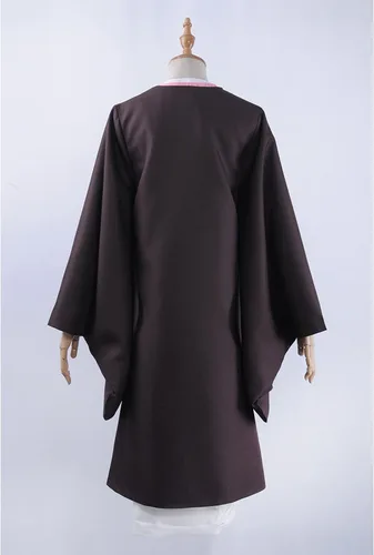 Vista 3 de Demon Slayer Anime Kimono Robe Halloween Cosplay Costume Set,Adult Size 5